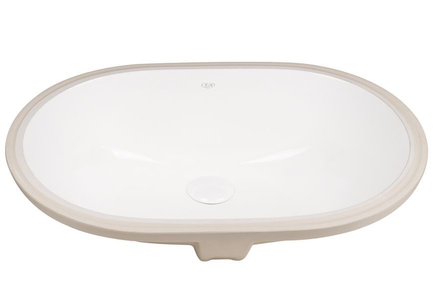 Раковина врезная Qtap Stork 560x400x200 White с донным клапаном QT15116030W - QT15116030W