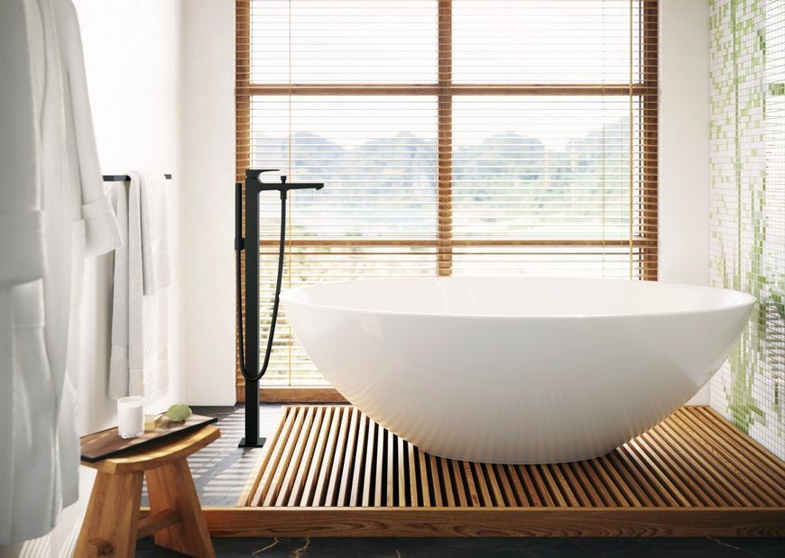 Тримач для рушників HANSGROHE AddStoris Matt Black 41747670 чорний матовий