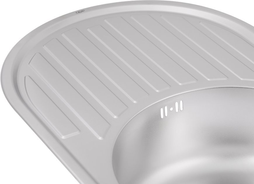 Кухонна мийка QTAP 7750 Satin 0,8 мм (180) - QT7750SAT08