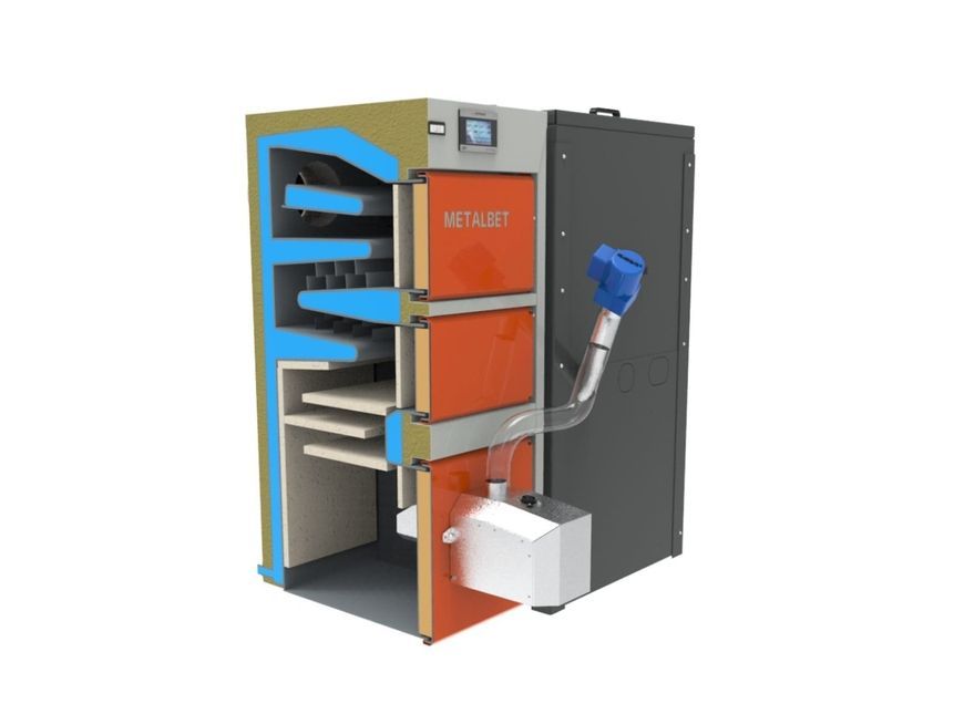 Твердотопливный котел METALBET Aqua Eco Pellet 20 kW - AEP20