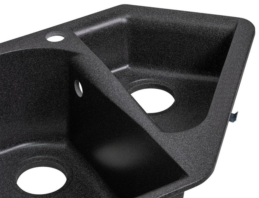 Кухонная мойка с дополнительной чашей LIDZ 1000x500/225 GRF-13 (LIDZGRF131000500225) - LIDZGRF131000500225