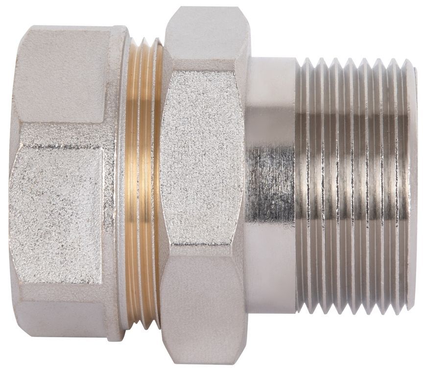 З'єднання згін-американка Thermo Alliance Standart 1 1/4" ВЗ пряме латунь нікель TAS190W32