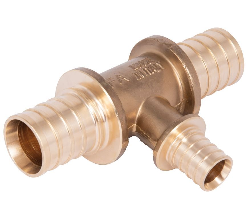 Тройник для аксиального фитинга Icma d32x4,4-20x2,8-32x4,4 латунь №1039 851039GYGWGY05