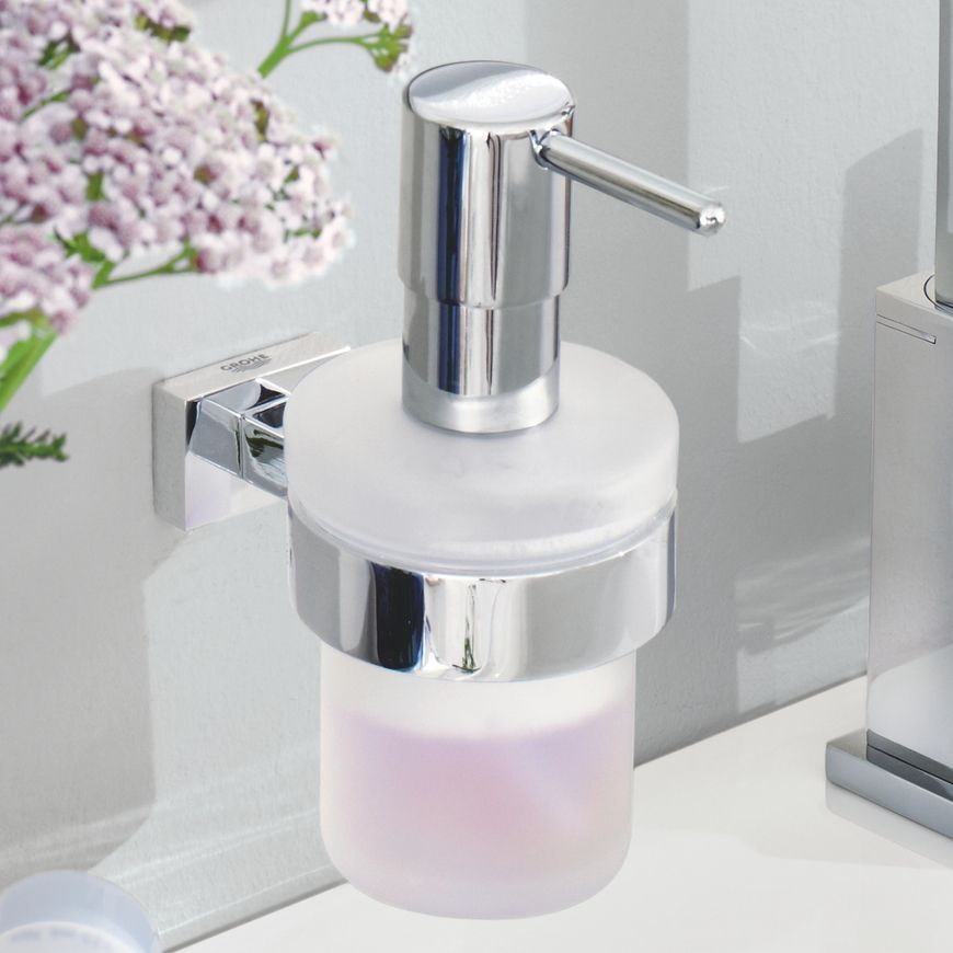 Дозатор для жидкого мыла GROHE Essentials Cube 40756001 - 40756001