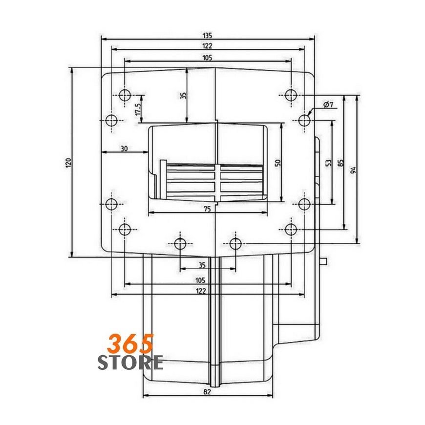 Вентилятор (турбіна) KG Elektronik DP-02 - KGDP02