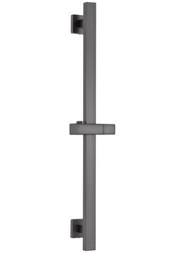 Штанга для душа Kroner KRP Edelstahl Kubus-PVD230 650 мм нержавеющая сталь, графит CV024636 - Edelstahl Kubus-PVD230