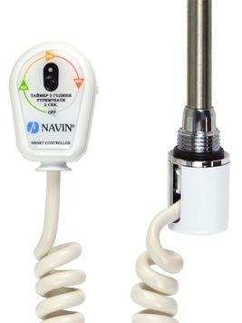 ТЭН для полотенцесушителя NAVIN Basic 300W белый с таймером (20-127031-3030) - 20-127031-3030