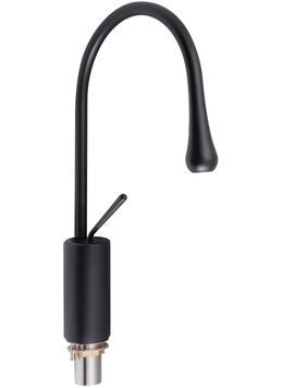 Смеситель для умывальника QTAP Virgo высокий QTVIR1066H103B матовый черный - QTVIR1066H103B