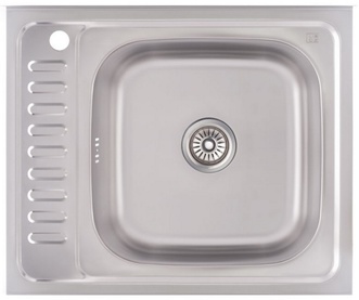 Кухонна мийка LIDZ 6050-R Decor 0,6 мм (160) - LIDZ6050R06DEC