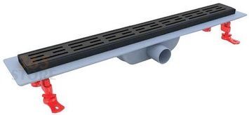 Трап VALTEMO Ducoline Matte Black з комбінованим затвором 600 мм - VLD-596420