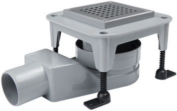 Трап душевой "точечный" QTAP AQUARIUS CRM6011304 с комбинированным затвором - AQUACRM6011304