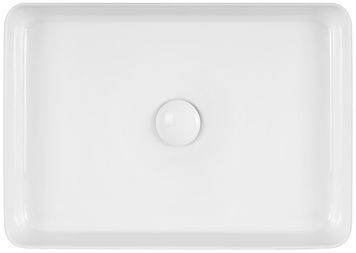 Раковина-чаша QTAP Tern 500х350х145 White з донним клапаном QT1711A055W - QT1711A055W