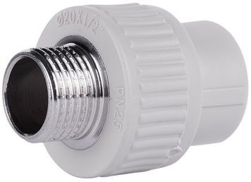 Муфта PPR ALFA PLAST 20х1/2" НР - APMTCX2012X