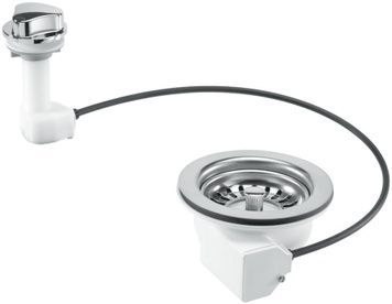 Злив для кухонної мийки McALPINE автоматичний 1 1/2&Prime;x113 мм PUS113-CP
