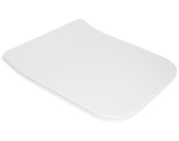 Сидіння для унітаза Qtap (Crow) з мікроліфтом, Slim Duroplast, Quick Release QT0599SC2170W - QT99SC2170W