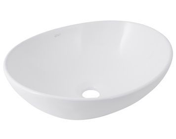 Раковина-чаша Qtap Dove накладна овальна 415x340x140 White QT06116062AW - QT06116062AW