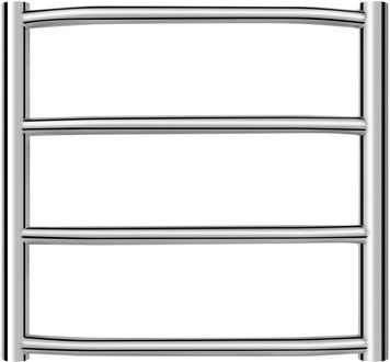 Полотенцесушитель водяной LIDZ Trapezium (CRM) D38/25 500x500 P4 - LTRPZD382550504WAT