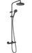 Душевая система HANSGROHE Vernis Blend Showerpipe 200 1jet EcoSmart с термостатом 26089670 черная матовая - 26089670 - 1