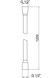 Шланг для душу QTAP Hadice PVC120C 1,20 м хром QTHADPVC120C - QTHADPVC120C - 2