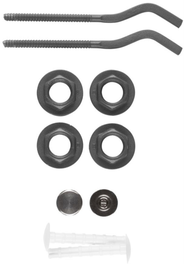 Набор крючков и пробок для алюминиевых радиаторов ARMATURA графит, 1"х1/2" 878-200-61 - 878-200-61