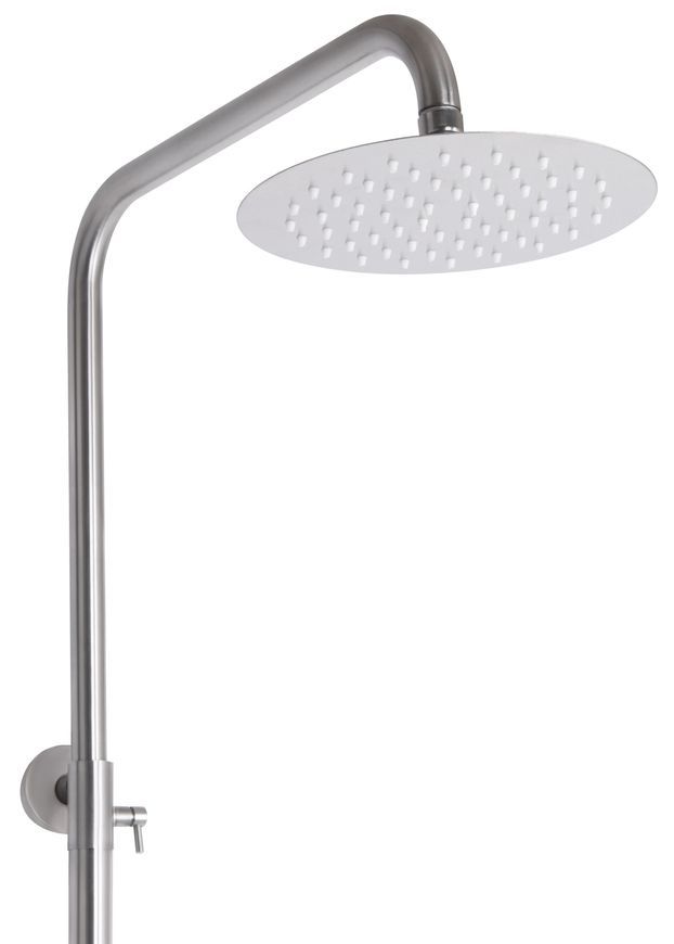 Душевая система универсальная Brinex Pure 1030 на 3 потребителя с изливом Nickel BRIPUR1030NKL - BRIPUR1030NKL
