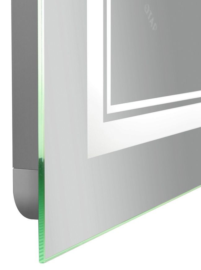 Дзеркало Qtap Cardinal CA1 800х500 прямокутне з LED-підсвічуванням Touch, з антизапотіванням, з димером, рег. темп. кольору (3000-6500K) QT0478C8050