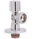 Кран приборный вентельный угловой Thermo Alliance Forte 1/2"Н&times;3/4"Н латунь TAF341W1520