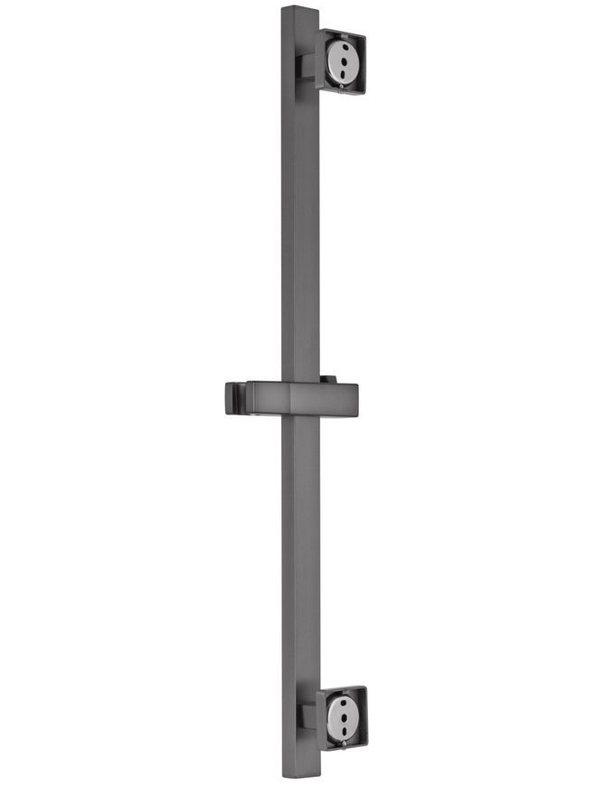 Штанга для душу Kroner KRP Edelstahl Kubus-PVD230 650 мм нержавіюча сталь, графіт CV024636 - Edelstahl Kubus-PVD230