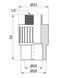 Муфта PPR ALFA PLAST 20х1/2" НР - APMTCX2012X - 2
