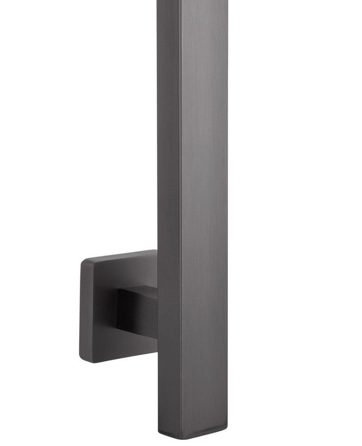 Штанга для душу Kroner KRP Edelstahl Kubus-PVD230 650 мм нержавіюча сталь, графіт CV024636 - Edelstahl Kubus-PVD230
