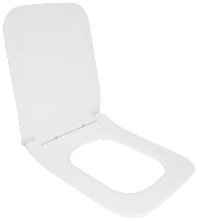 Сидіння для унітаза Qtap (Crow) з мікроліфтом, Slim Duroplast, Quick Release QT0599SC2170W - QT99SC2170W