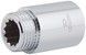 Удлинитель латунный хромированный SD Plus 1/2"НРх1/2"ВР длина 30 мм SD1301530