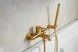 Смеситель для ванны KFA ARMATURA MOZA BRUSHED GOLD 5034-010-31 золото - 5034-010-31 - 3