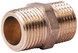Ниппель латунный удлиненный SD Plus 1/2"х1/2" равнопроходный SD4071515L