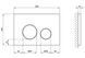 Панель смыва для унитаза QTAP Nest QT0111M11112CRM - QT0111M11112CRM - 5