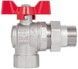 Кран шаровой с американкой латунный Thermo Alliance Forte 1" ВН угловой SF221W25 - SF221W25 - 5