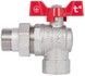 Кран шаровой с американкой латунный Thermo Alliance Forte 1" ВН угловой SF221W25 - SF221W25 - 4