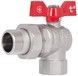 Кран шаровой с американкой латунный Thermo Alliance Forte 1" ВН угловой SF221W25 - SF221W25 - 1