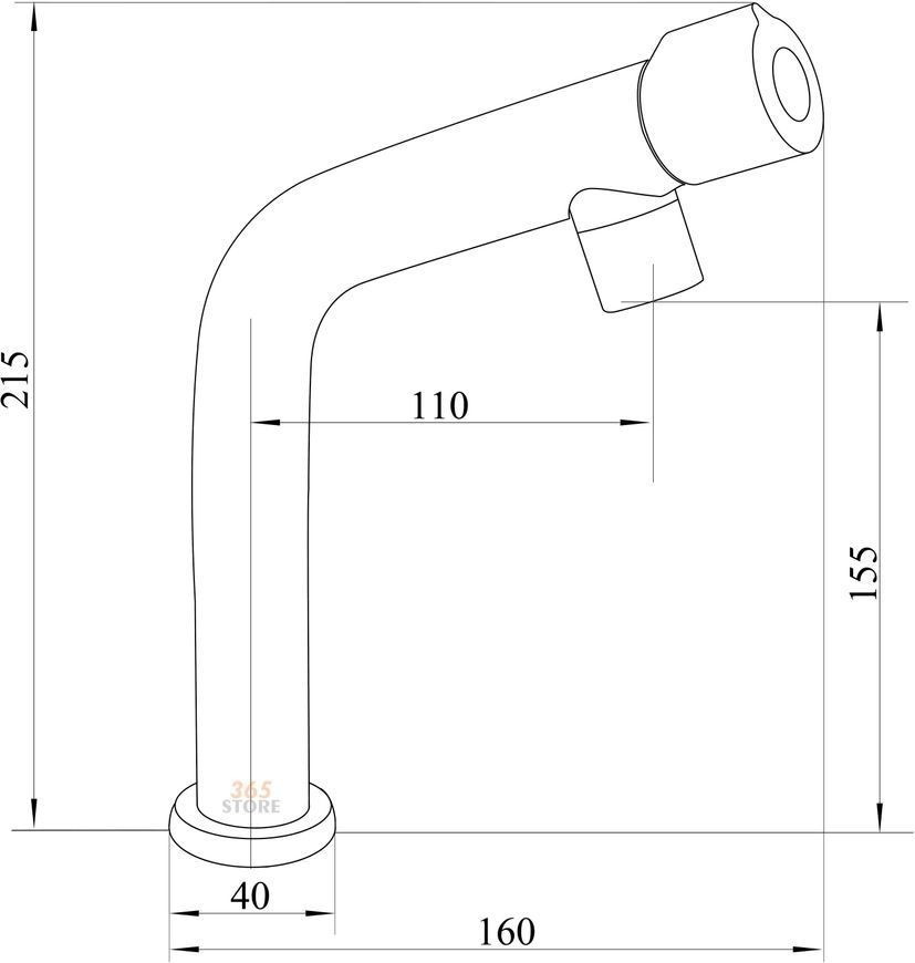 Однокран для мойки IMPERIAL 269-01 - IMP26901
