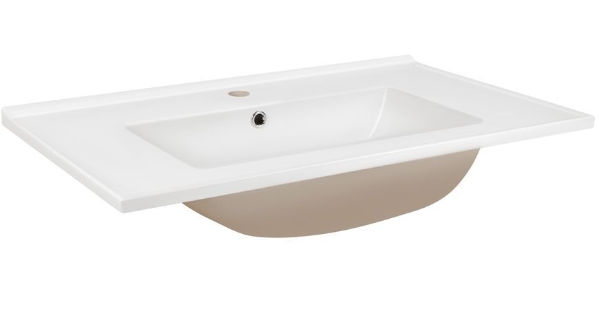 Раковина врізна QTAP Albatross E49 800х490х200 White з донним клапаном QT01119080E49W - QT01119080E49W