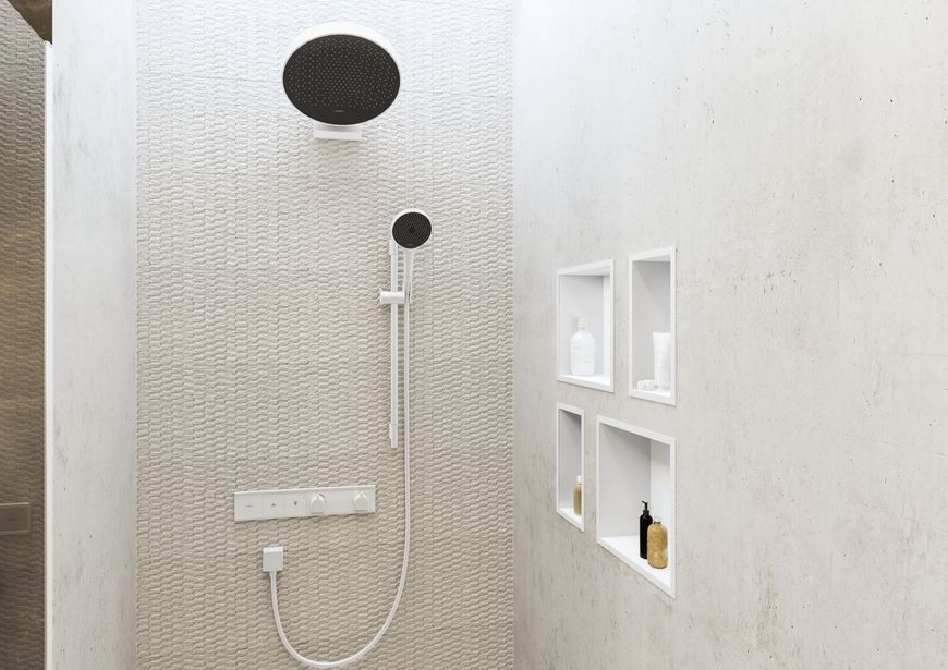 Ручной душ HANSGROHE Rainfinity 130 3jet Matt White 26864700 белый матовый - 26864700