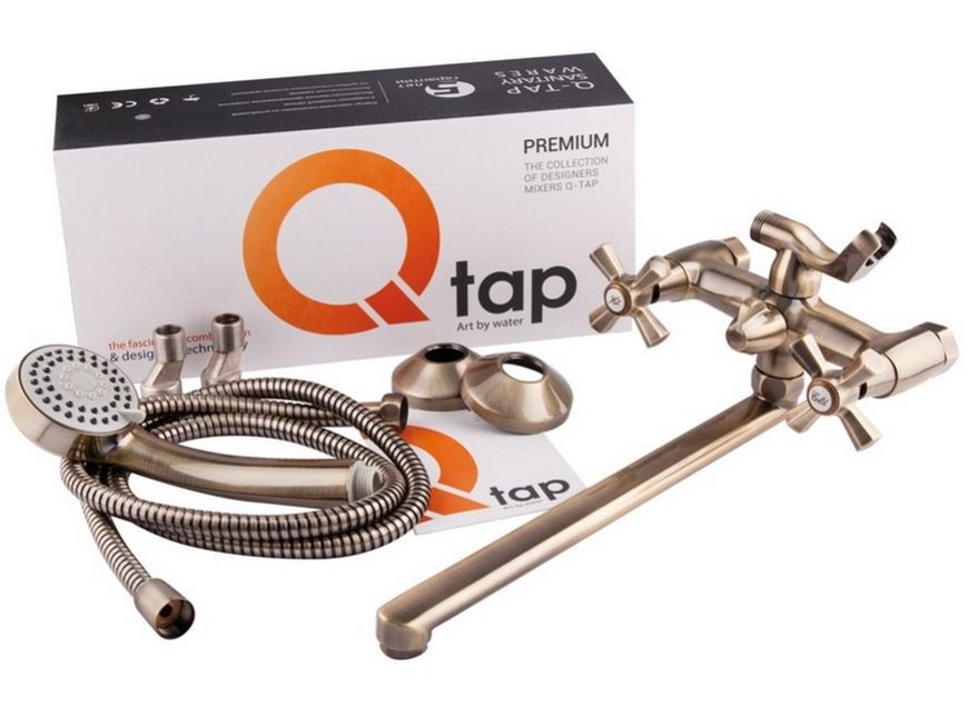 Змішувач для ванни Q-TAP Liberty ANT 140 - QTLIBANT140