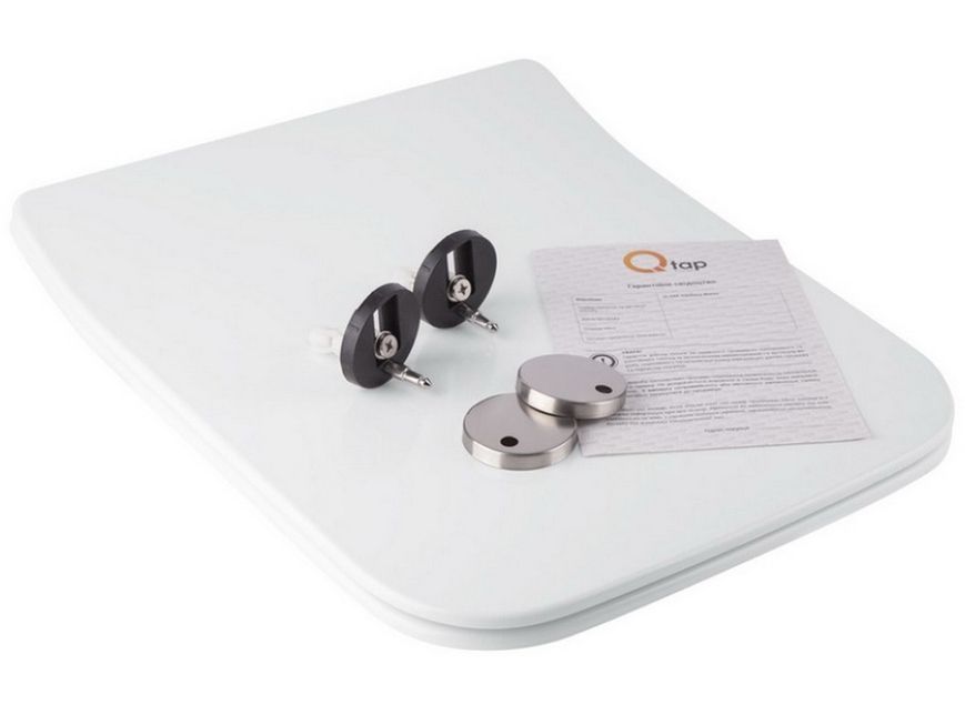 Сидіння для унітаза QTAP (Crow) з мікроліфтом Slim QT0599SC2170W - QT99SC2170W