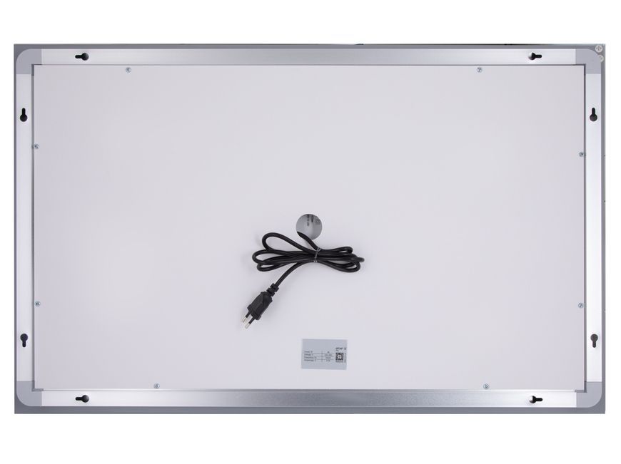 Дзеркало Qtap Cardinal CA1 800х500 прямокутне з LED-підсвічуванням Touch, з антизапотіванням, з димером, рег. темп. кольору (3000-6500K) QT0478C8050