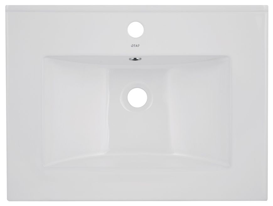 Раковина врізна прямокутна Qtap Albatross 605х460х180 White QT01113060CW1 - QT01113060CW1