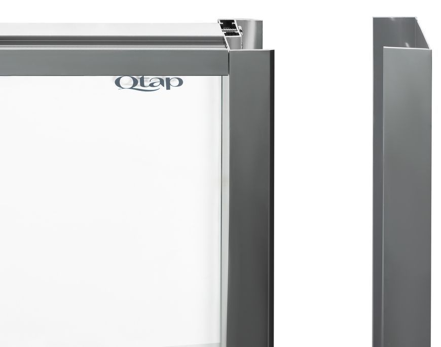 Душевая кабина QTAP SCORPIO CRM10995-AC6, пятиуг., 90x90, стекло 6 мм Clear, распаш., без поддона - SCOCRM10995AC6
