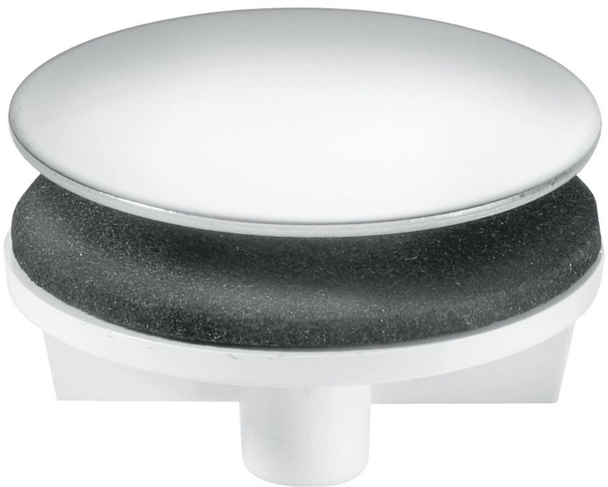 Заглушка для кухонної мийки McALPINE 43 мм хром нержавіюча сталь TAPSTOP-SS40