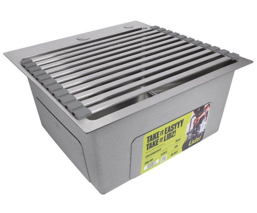 Сушарка для посуду на кухонну мийку Lidz Acsis LA13 Gray 430х300х8 мм LDACSLA13GRA49767