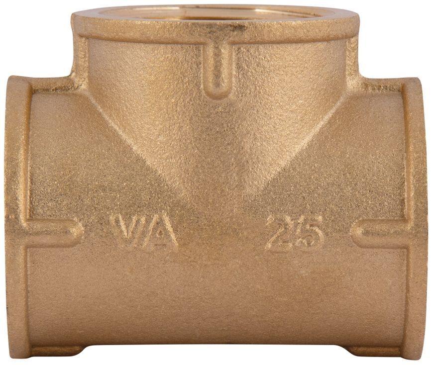 Тройник латунный Thermo Alliance Standart 1"ВРх1"ВРх1"ВР равнопроходной SD41125