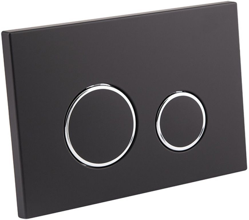 Набір QTAP інсталяція 3 в 1 Nest QT0133M425 з панеллю змиву QT0111M11V1146MB + унітаз з сидінням Swan QT16335178W - QT16335178W0133M425M11V1146MB